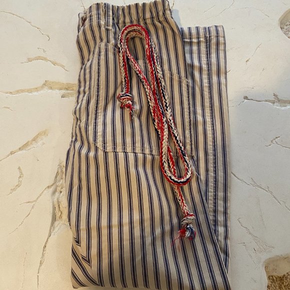 DR COLLECTORS 'P38' BEACH STRIPE INDIGO CARPENTER PANT - Picture 5 of 6